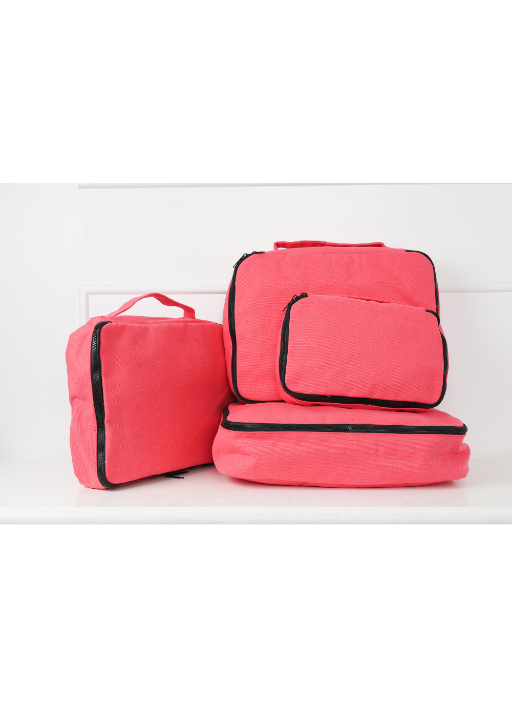 Packing Cubes Plain Canvas (Set of 4)
