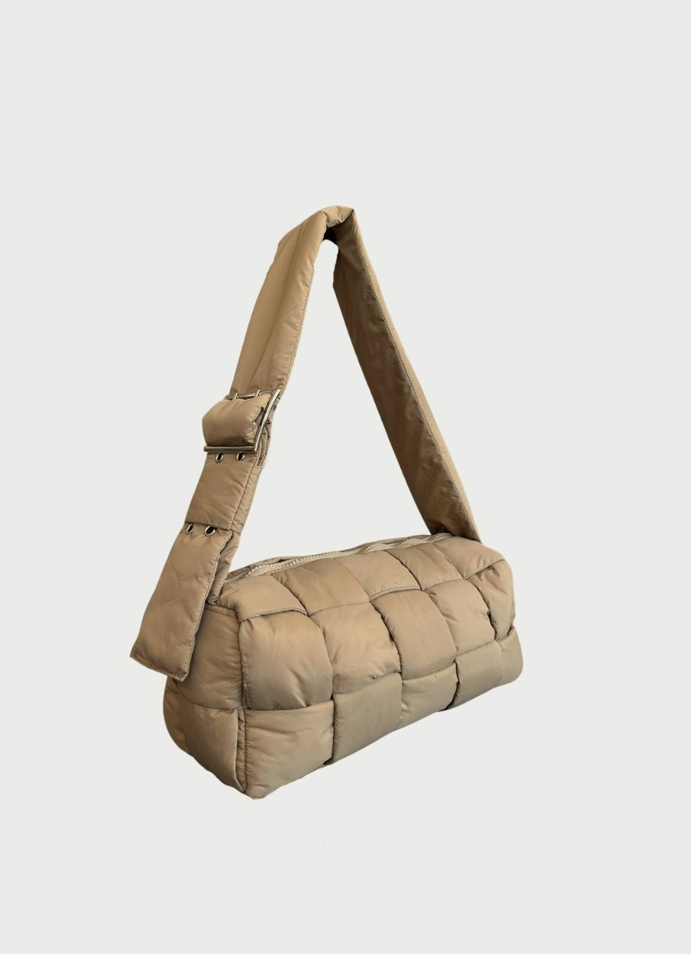 Fluffy Barrel Shoulder Bag