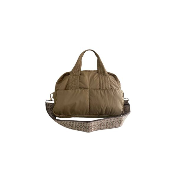Fluffy Duffle Bag with Strap (Small)