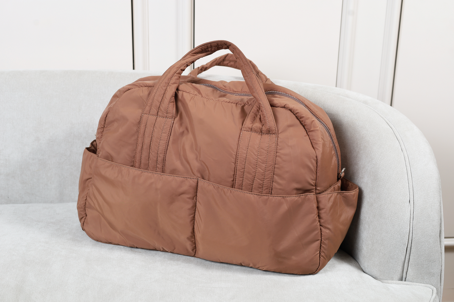 Fluffy Duffle Bag with Strap (Big)