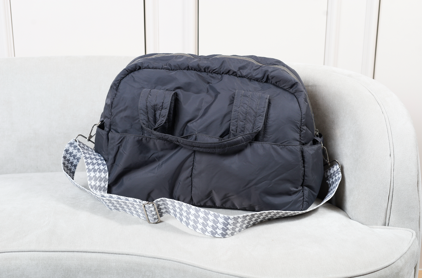 Fluffy Duffle Bag with Strap (Big)