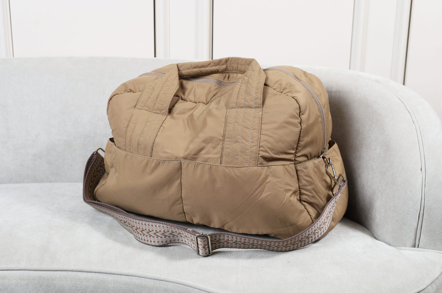 Fluffy Duffle Bag with Strap (Big)