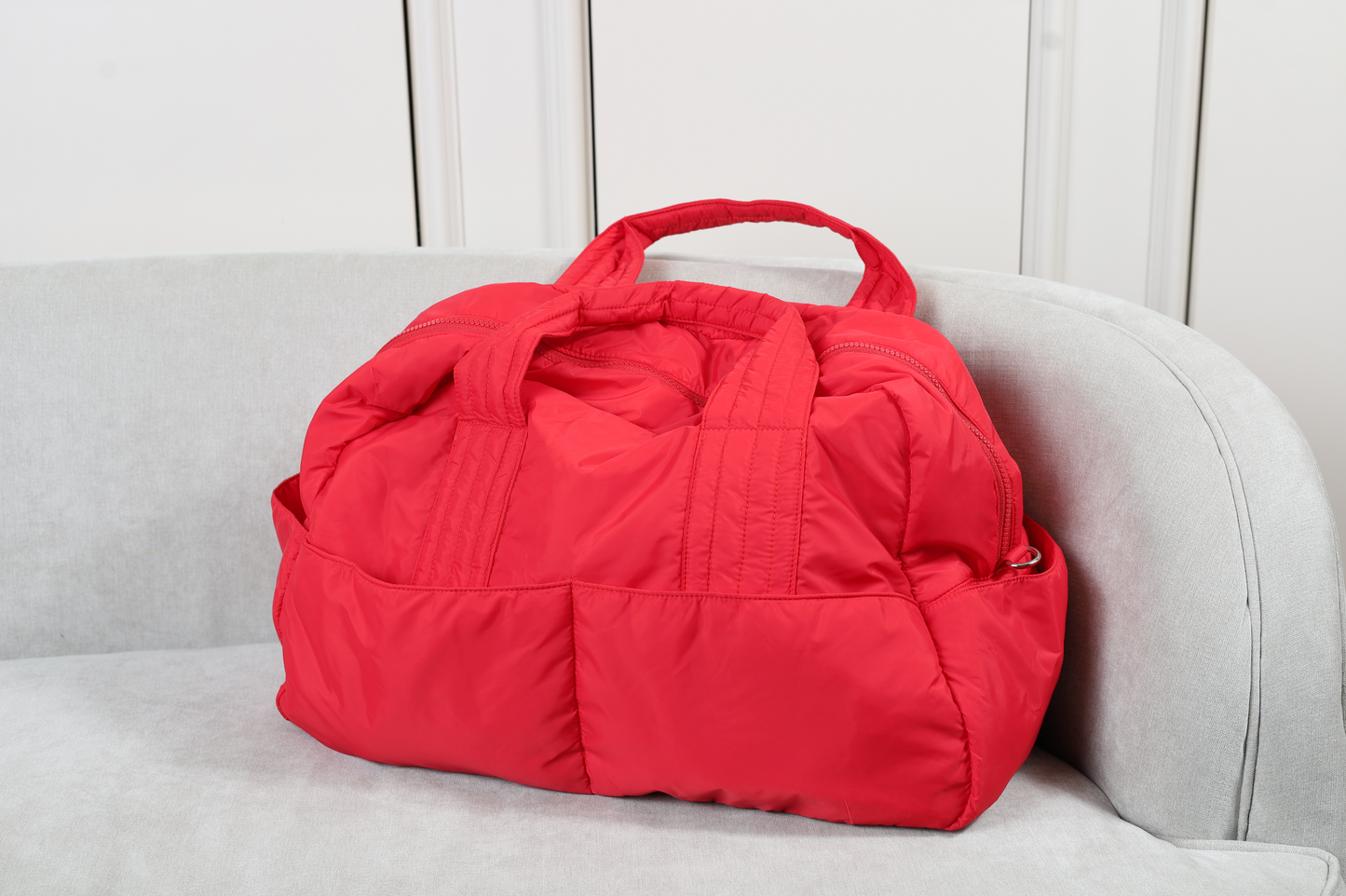 Fluffy Duffle Bag with Strap (Big)
