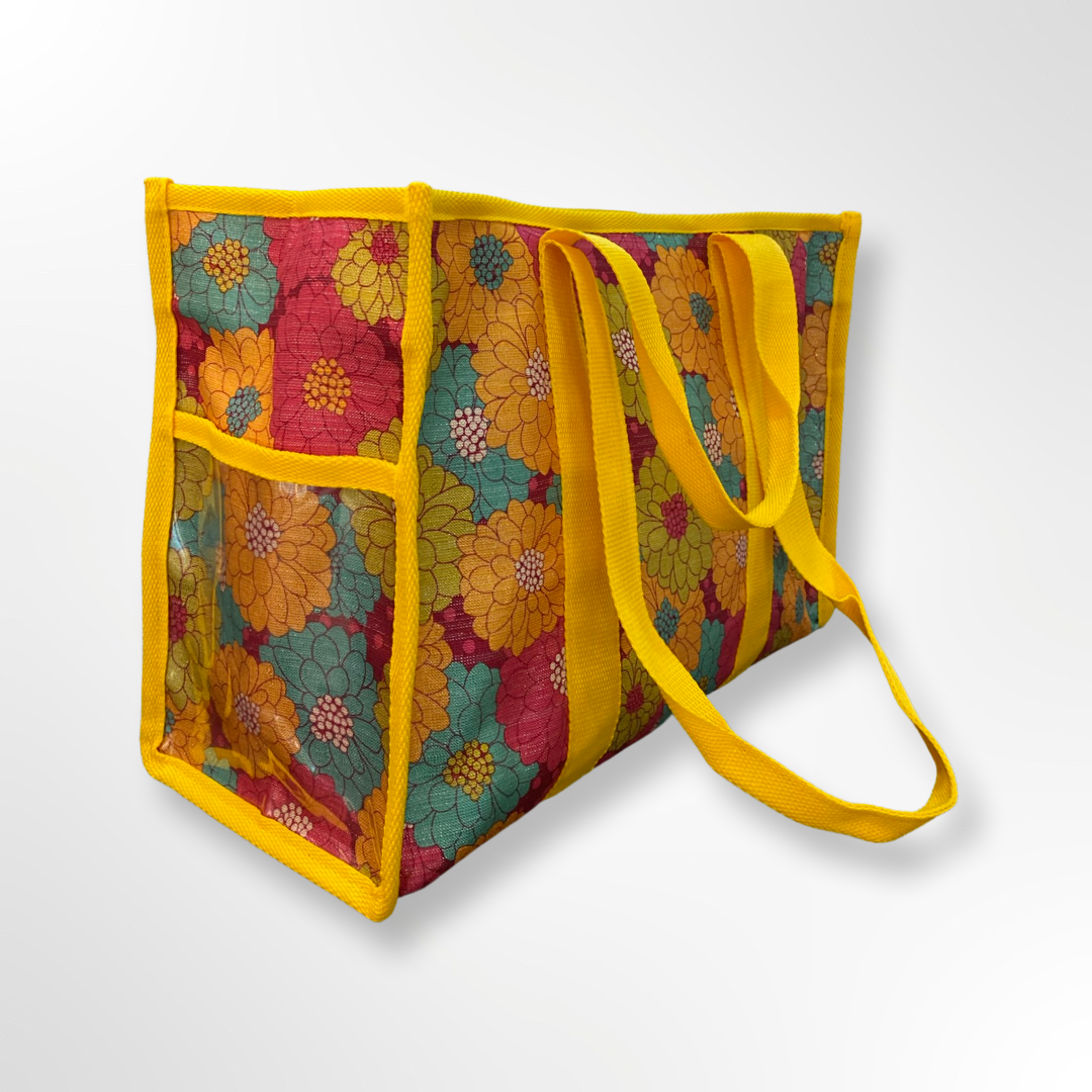 Printed Tarp Tote Bag