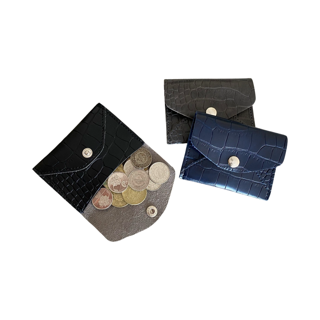 Envelope Coin Purse (Croc)