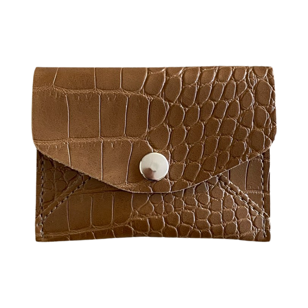 Envelope Coin Purse (Croc)
