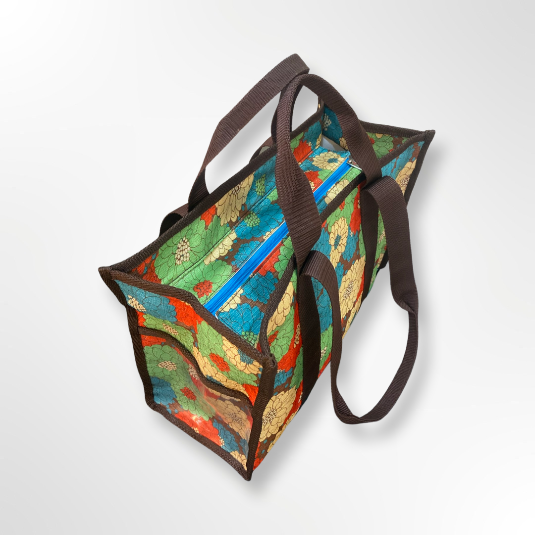Printed Tarp Tote Bag