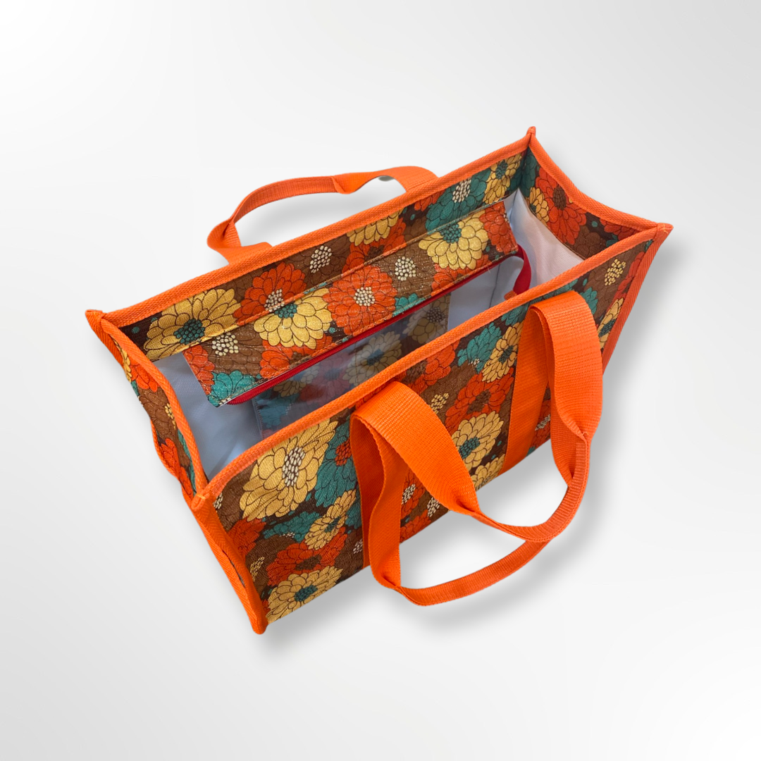 Printed Tarp Tote Bag