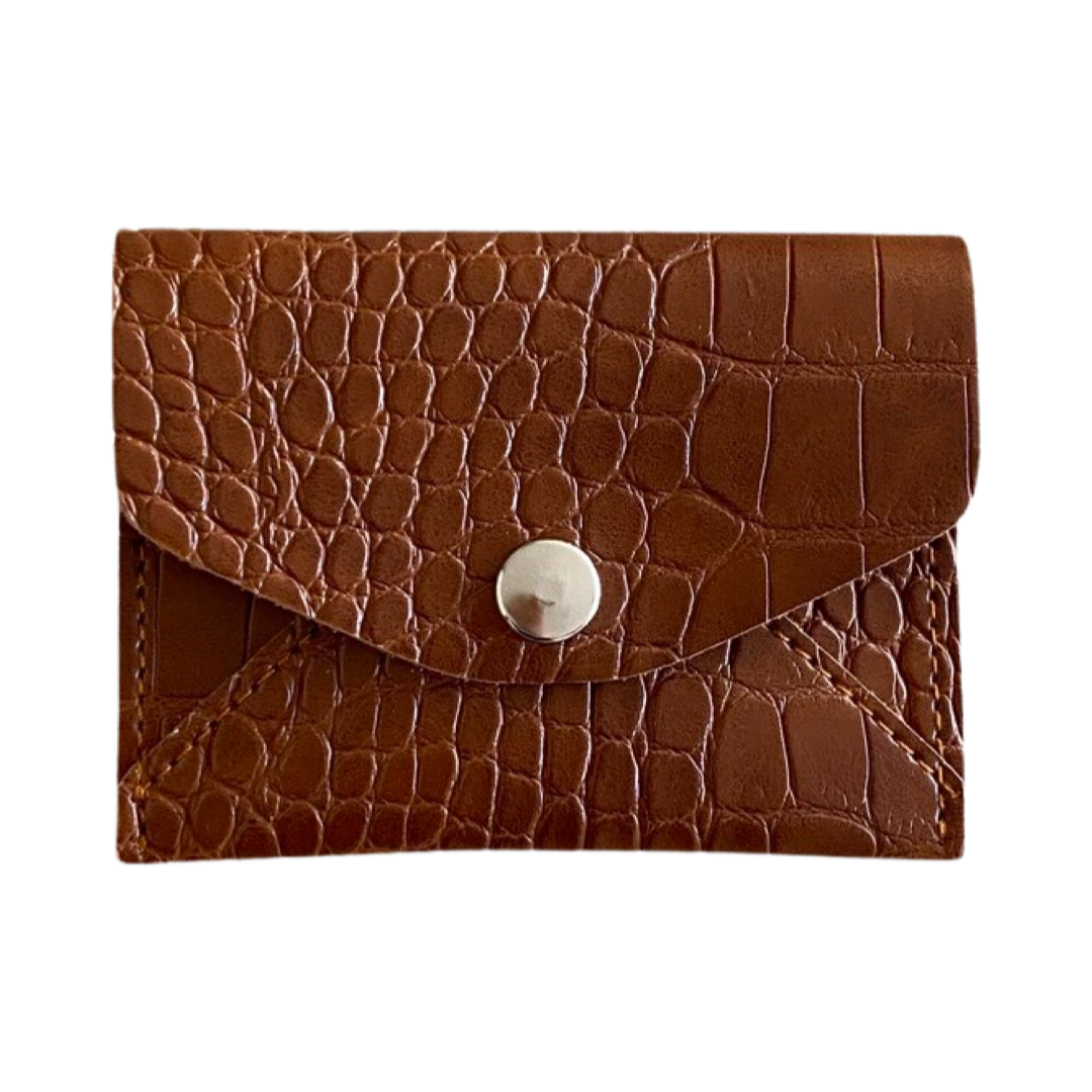 Envelope Coin Purse (Croc)