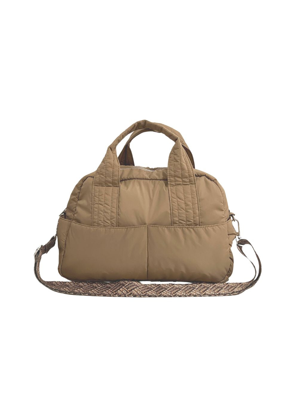 Fluffy Duffle Bag with Strap (Small)