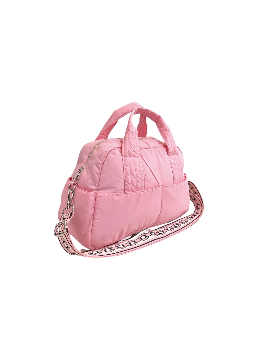 Fluffy Duffle Bag with Strap (Small)