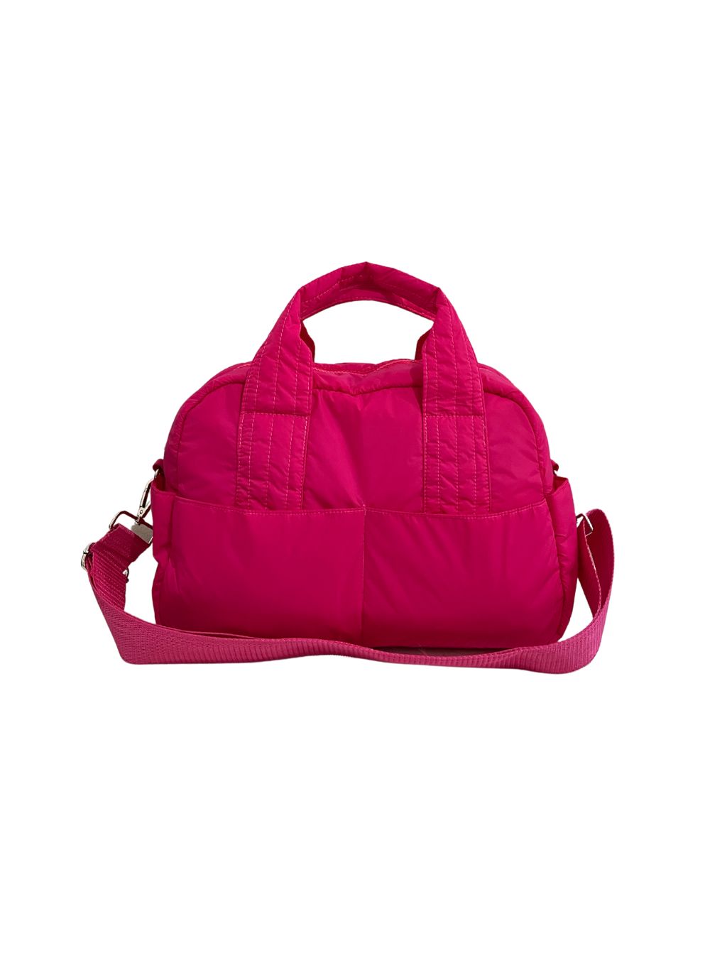 Fluffy Duffle Bag with Strap (Small)