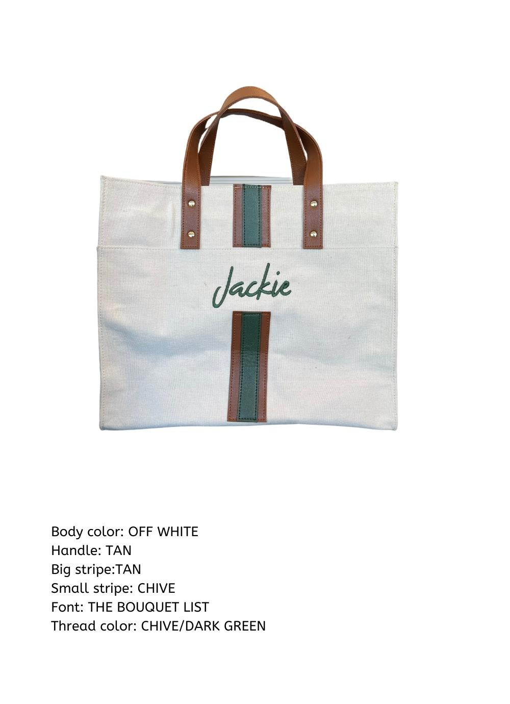 Customize Briony Canvass Tote Bag