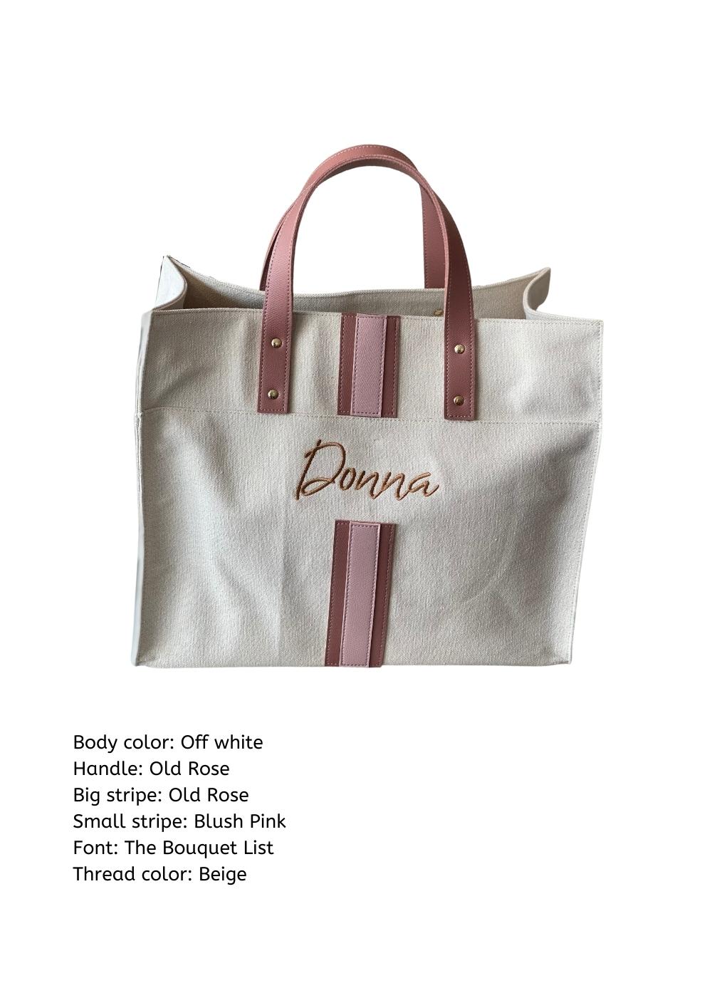 Customize Briony Canvass Tote Bag