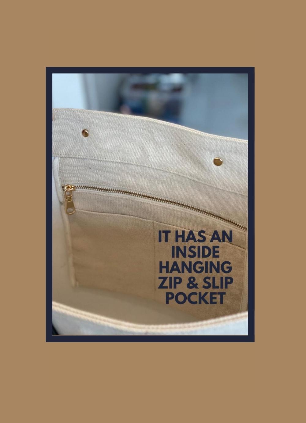 Customize Briony Canvass Tote Bag