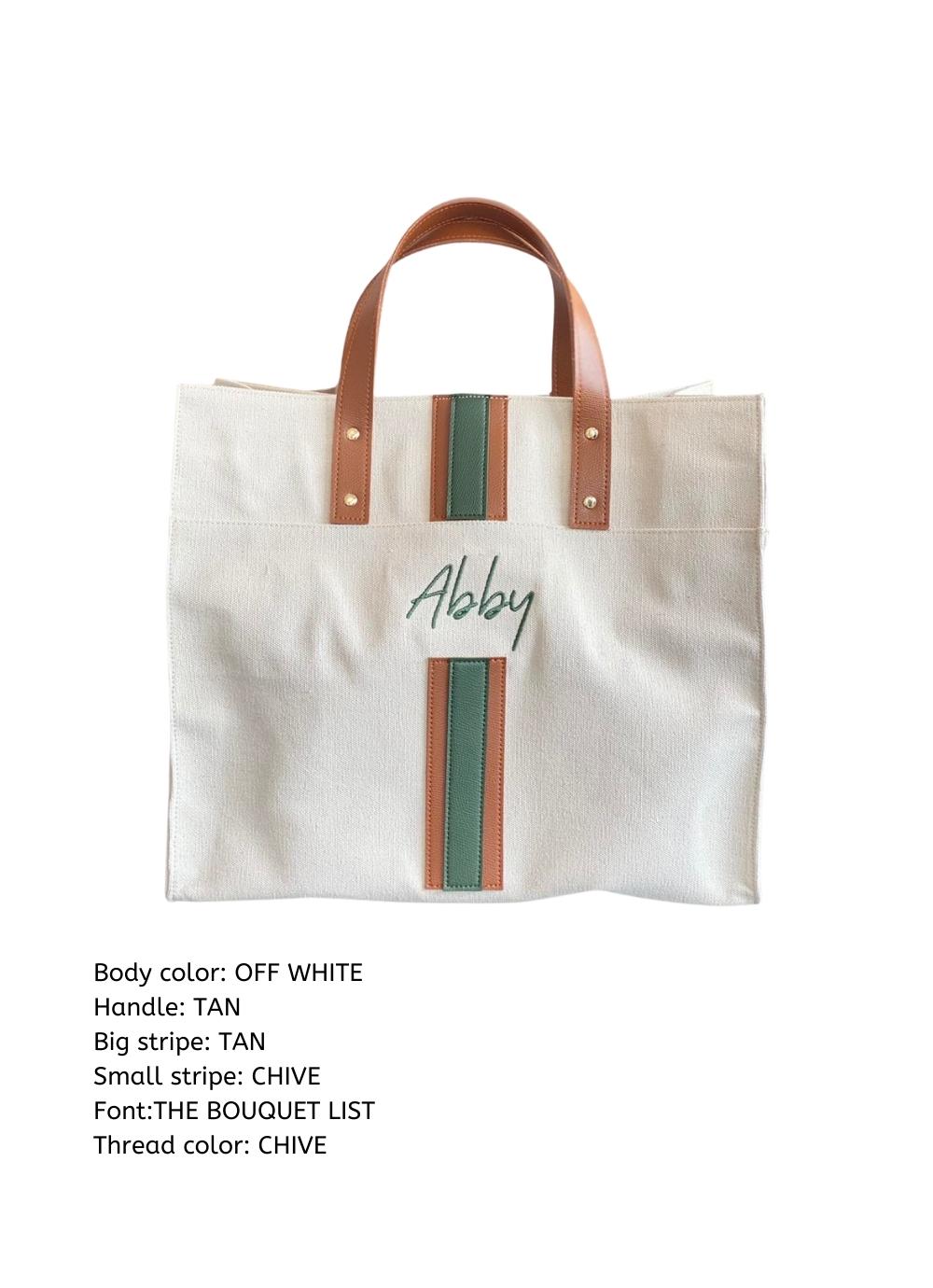 Customize Briony Canvass Tote Bag