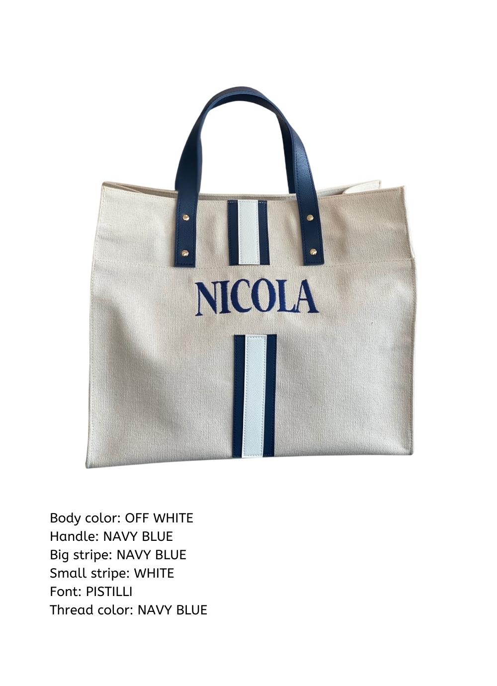 Customize Briony Canvass Tote Bag