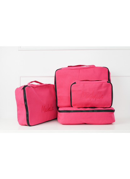 Packing Cubes Plain Canvas (Set of 4)