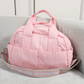 Fluffy Duffle Bag with Strap (Small)