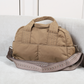 Fluffy Duffle Bag with Strap (Small)